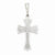 14k White Gold Cross Pendant, Pendants for Necklace