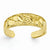 14k Yellow Gold Footprints Toe Ring