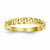 14k Yellow Gold Chain Link Band Ring
