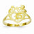 14k Yellow Gold 15 Amor Heart Ring