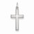 14k White Gold Diamond-cut Cross Pendant, Appealing Pendants for Necklace