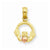 14k Gold Two-tone Claddagh pendant, Lovely Pendants for Necklace
