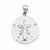 14k White Gold Sand Dollar pendant, Delightful Pendants for Necklace