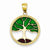 14k Gold Enameled Tree of Life Pendant, Pendants for Necklace