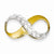 14k Gold & Rhodium Diamond-cut Infinity Slide Pendant, Pendants for Necklace