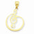 14k Gold G Clef Musical Note Pendant, Pendants for Necklace