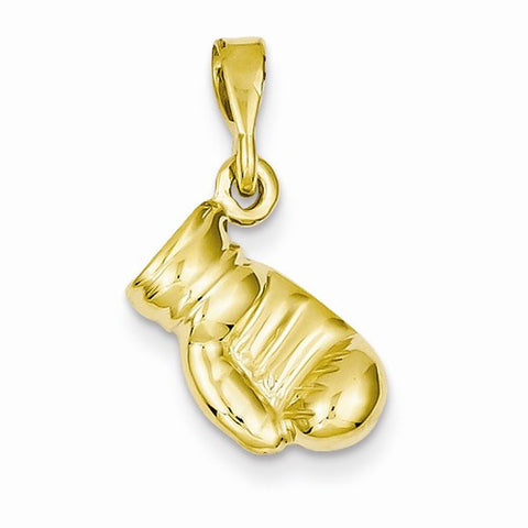 14k Gold Boxing Glove Pendant, Pendants for Necklace
