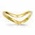 14k Yellow Gold Wave Fashion Thumb Ring