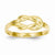 14k Yellow Gold Freeform Knot Ring