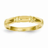 14k Yellow Gold Link Band Ring