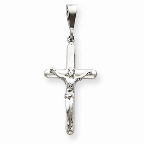 14k White Gold Crucifix Pendant, Gorgeous Pendants for Necklace