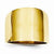 14k Yellow Gold 15mm Flat-top Tapered Cigar Band Ring