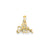 #1 Mom Charm in 14k Gold