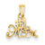 14k Gold #1 Mom Charm hide-image