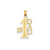 #1 Dad Charm in 14k Gold