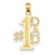 14k Gold #1 Dad Charm hide-image