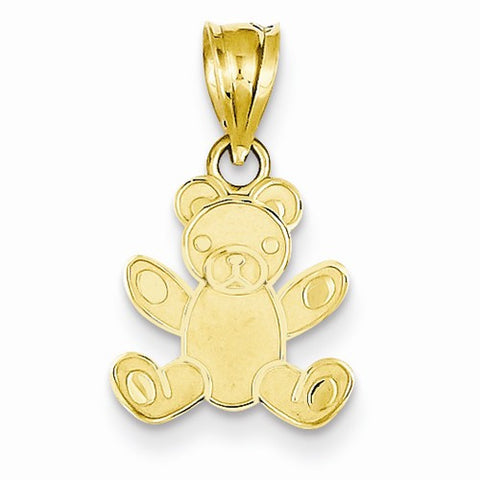 14k Gold Teddy Bear pendant, Lovely Pendants for Necklace