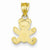 14k Gold Teddy Bear pendant, Lovely Pendants for Necklace