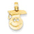 14k Gold Graduation Charm hide-image