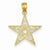 14k Gold Filigree Star pendant, Exquisite Pendants for Necklace
