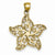 14k Gold Filigree Starfish pendant, Gorgeous Pendants for Necklace