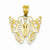 14k Gold Butterfly pendant, Classy Pendants for Necklace