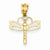 14k Gold Dragonfly pendant, Delightful Pendants for Necklace