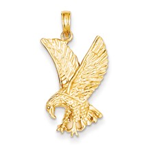 14k Gold Eagle Charm hide-image