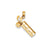 Diamond-cut Golf Bag Charm in 14k Gold