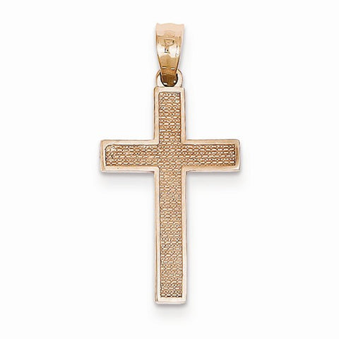 14k Rose Gold Cross pendant, Pendants for Necklace