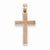 14k Rose Gold Cross pendant, Pendants for Necklace