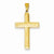 14k Gold Hollow Cross Pendant, Beautiful Pendants for Necklace
