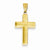 14k Gold Hollow Cross Pendant, Delightful Pendants for Necklace