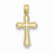 14k Gold Passion Cross Pendant, Stylish Pendants for Necklace