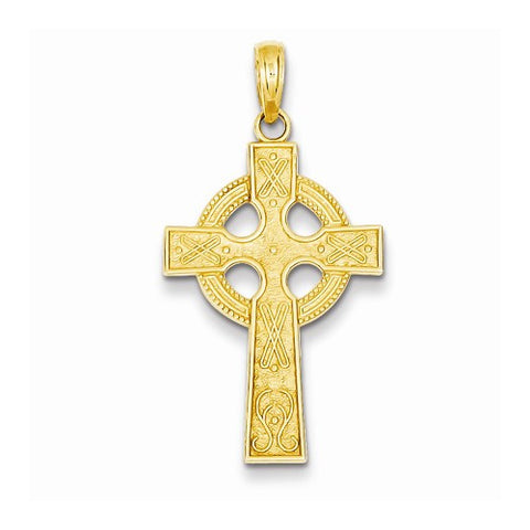 14k Gold Celtic Cross pendant, Alluring Pendants for Necklace