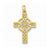 14k Gold Diamond-cut Celtic Cross pendant, Alluring Pendants for Necklace