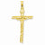 14k Gold INRI Crucifix pendant, Adorable Pendants for Necklace