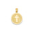 Reversible Cross & 1st Holy Communion Charm in 14k Gold
