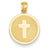 14k Gold Reversible Cross & 1st Holy Communion Charm hide-image