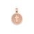 Reversible Cross & 1st Holy Communion Charm in 14k Rose Gold