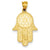 14k Gold Hamsa w/Star of David Charm hide-image