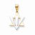 14k Gold Fancy Star of David w/Shin Pendant, Pendants for Necklace