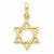 14k Gold Star of David pendant, Delightful Pendants for Necklace