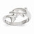 14k White Gold Dolphin Ring