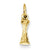 14k Gold Solid Polished 3-D Seattle Space Needle Charm hide-image