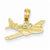14k Gold Cessna Plane Pendant, Pendants for Necklace