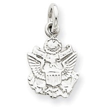 14k White Gold U.S. Army Insignia Charm hide-image