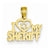 14k Gold I Love My Sheriff Pendant, Pendants for Necklace