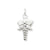 Nurse Symbol Charm in 14k White Gold