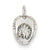 14k White Gold 3-D Firefighter Hat Charm hide-image